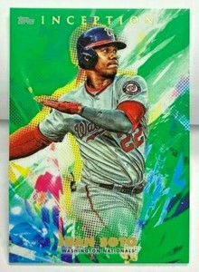 Juan Soto 2020 Topps Inception GREEN Parallel #4 SP - WASHINGTON NATIONALS