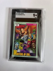 SGC 9 1991 Impel Marvel #157 Masters Of Evil PSA 9 - Imagen 1 de 1
