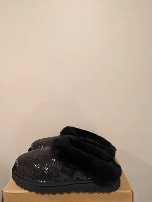 Ugg Australia Womens  Cluggette Sequin Slipper Size 8 NIB - Image 1 of 4