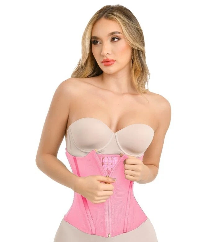 Ann Michell PINK Faja +Zip , Colombian Shapewear Pink Faja- High Compression - Image 1 of 1