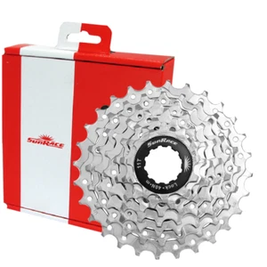 SUNRACE BIKE CASSETTE SPROCKET CSM63.7AS 7 SPEED 11-28T Nickel - FAST UK STOCK - Picture 1 of 3