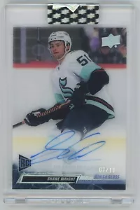2022-23 pont supérieur coupe claire recrue haute brillance autographe Shane Wright 7/10 - Photo 1 sur 3