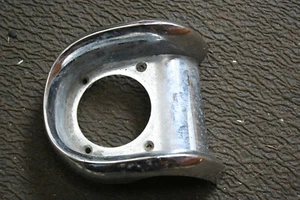 1956 FORD THUNDERBIRD STEERING SHAFT CHROME MOUNTING BRACKET TO DASH USED T BIRD - Picture 1 of 3