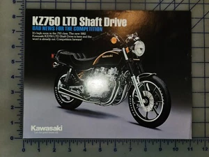 1982 1983 Kawasaki Motorcycle Brochure Sheet KZ750 LTD - Picture 1 of 1