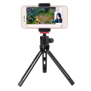 Mini Tripod Holder Mobile Phone Camera Tripod Stand Video Selfie Stick Stand Kit - Picture 1 of 11