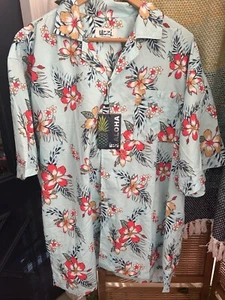 Uzzi Amphibious Gear Men's XXL Aloha Shirt Short Sleeve Button Up NEW - Picture 1 of 5