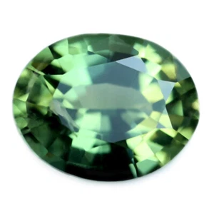 Certified Natural Green Sapphire 0.76ct VS Clarity Madagascar Oval 6.03x4.77 mm - Picture 1 of 3
