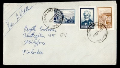 DR WHO 1971 ARGENTINA BUENOS AIRES AIRMAIL TO FINLAND M62456 - image 1 of 2