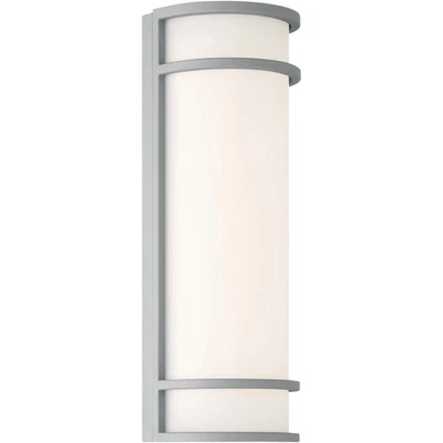 Access Lighting 20106LEDMGEM-SAT/ACR Cove Outdoor Wall Light Satin - Image 1 of 4