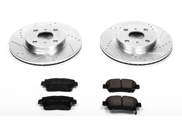 Kit de pastillas de freno delanteras y rotor para 04-06 Scion xB xA HS18T6 Foto 1 de 1