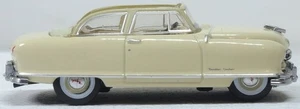NEUERSCHEINUNG Oxford 1950 NASH Rambler Landau Ivory Convertible 1/87 HO Diecast!! - Bild 1 von 6