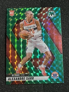 2024-2025 Mosaic Green Mosaic #216 Alexandre Sarr Wizards RC - Picture 1 of 2