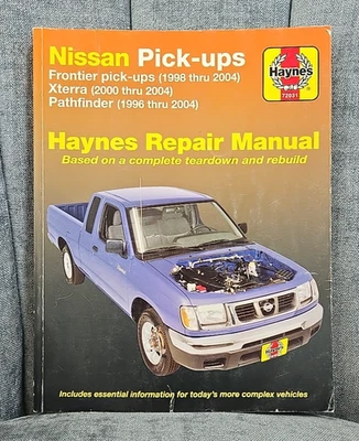 Nissan Frontier 98-04  Xterra 00 -04 Pathfinder 96-04 Haynes Manual 72031 - Image 1 of 2