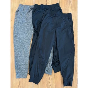 Bundle of 3 Abercrombie Kids Joggers Black Gray 11/12 - Picture 1 of 3
