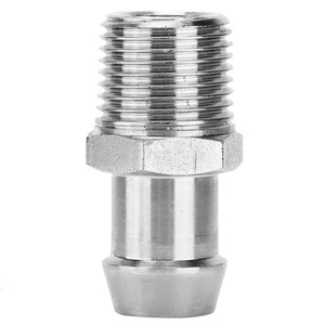 Intake Manifold Heater Hose Fitting Chrome Plated Steel Part For Universal REL - Picture 1 of 22