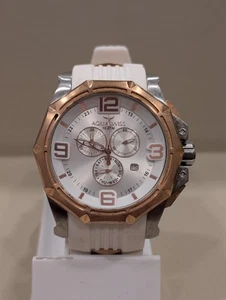 Aquaswiss Vessel G Automatic Stainless Steel white Silicon Strap Watch 81GA004 - Picture 1 of 7