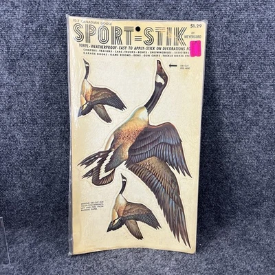 Vintage Sport-Stik Meyercord Vinyl 10-T Canadian Goose Sticker Hunting Fishing - Image 1 of 4