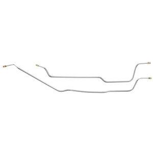 1973-80 Chevrolet GMC 4wd K20 K35 K30 Corp Rear Axle Brake Lines 2pc Stainless - Picture 1 of 9