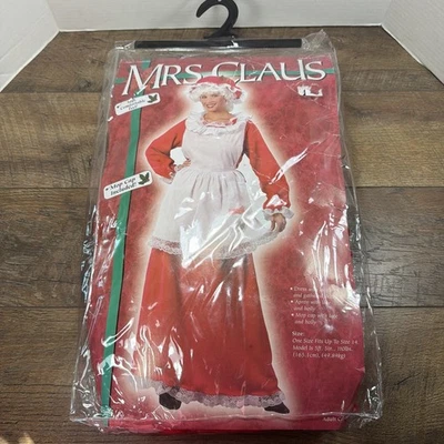 Disfraz de Mrs. Claus Navidad Adulto Talla Única Se Ajusta a Talla 14 Fun World Foto 1 de 4