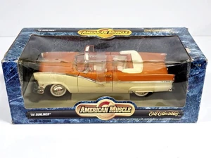 ERTL American Muscle 1956 Ford Sunliner Convertible 1:18 Diecast Coche Clásico NUEVO - Imagen 1 de 4