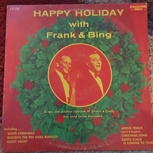 Happy Holiday with Frank Sinatra and Bing Crosby Christmas Vinyl Records - Picture 1 of 4