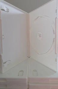 (20 Pack) White Single DVD Replacement Cases. Brand New. Free Shipping. - Afbeelding 1 van 1