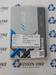 TOSHIBA 480GB 2.5" SATA SSD TRN150-25SAT3-480G, Grade A+, SKU 14551 - Picture 1 of 2
