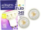e3light GU10 LED Bulb Cool White 4000K 345 Lumens 5.5W Twin Pack 6 Pack 10 Pack