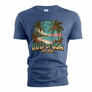 Gulf of USA T-shirt Trump America's Gulf 4th of July Tee shirt Mens patriotic T - Picture 1 of 11