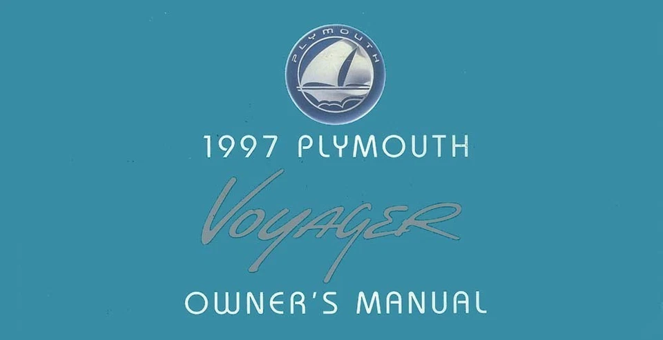 Plymouth Voyager 1997 manual del propietario guía del usuario referencia operador libro fusibles Foto 1 de 1