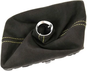 2014-2019 C7 Corvette Black Suede Manual Shift Boot w/ Yellow Stitching - Picture 1 of 3