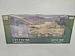 AUTO WORLD THE FREEDOM BRIGADE BATTLE TANK 1:40 DIE CAST REPLICA DESERT CAMO - Picture 1 of 4