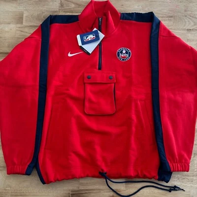 Куртка мужская Nike Brooklyn Nets версия L City пуловер NBA 1/4 на молнии DB2128-657 - Изображение 1 из 3