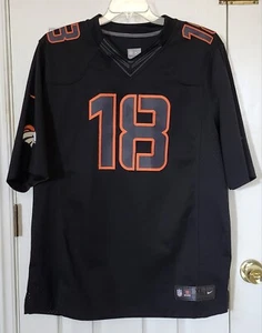 Nike Payton Manning #18 Blackout NFL Broncos Jersey Size XL - Picture 1 of 3