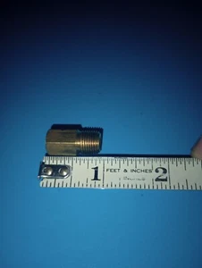 Brass Pressure Gauge Snubber Filter 1/4" M NPT x 1/4" F NPT - Picture 1 of 7