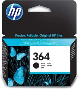 Genuine HP 364 Black Original Ink Cartridge CB316EE Single Pack APRIL 2025 - Picture 1 of 5