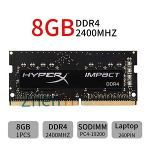 8GB 4GB DDR4 PC4-19200 2400 1.2V 260Pin Notebook Laptop Memory For HyperX Impact - Picture 1 of 8