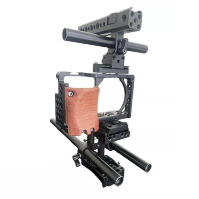 Camera Cage Kit For Sony A6000/A6300/A6400/A6500 Aluminum Alloy - Image 1 of 4