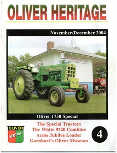 Oliver 1750 & 1850 Special Tractor, WHITE 9320 Rotary Combine, Oliver Heritage - Picture 1 of 1