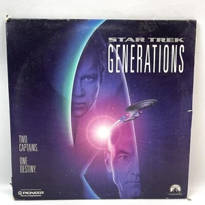 Star Trek Generation Movie Laser Disc By Pioneer 1995 Digital Sound - Picture 1 of 10