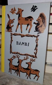 Bambi by Felix Salten Junior Deluxe Edition 1956 HCDJ Illustrated Childrens BCE - Picture 1 of 12