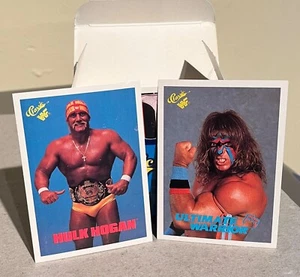 WWF WWE Classic Games 1990 Wrestling Trading Cards Pack Fresh MINT - Pick One - Picture 1 of 146