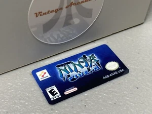 Ninja Five-0 (Nintendo Gameboy Advance) Replacement Label - Picture 1 of 1