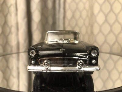 Coche de juguete modelo fundido a presión Ford Thunderbird 1955 Kinsmart 5" 1:36 negro Foto 1 de 4
