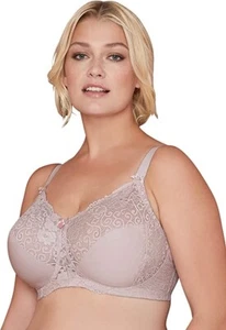 Bra 46D ~ The Glamorise Luxury-Brand BRAMOUR Chelsea 7003 Nude (Org Package) NEW - Picture 1 of 10