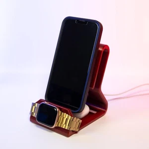 Soporte MagSafe para iPhone y base para Apple Watch elegante estación de carga - Imagen 1 de 4