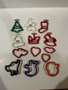 Wilton Plastic Cookie Cutters - Lot Of 13 - Picture 1 of 11