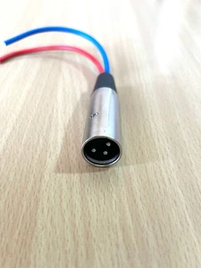 XLR Male 3-Pin to 1 CONNECTOR WITH WIRE - Picture 1 of 4
