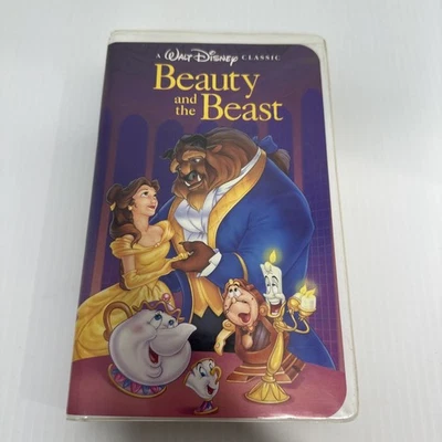 Beauty and the Beast VHS The Classics Black Diamond Collection RARE! Walt Disney - Image 1 of 4