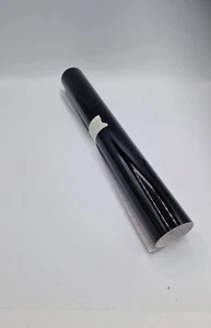 Envoltura de vinilo autoadhesiva negra brillante para encimera de cocina cubiertas de armario Reino Unido - Imagen 1 de 3